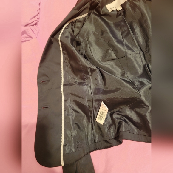 Mango, 2 PCS Satin Coat and Skirt European style)  Set Size; 6 - Picture 13 of 16